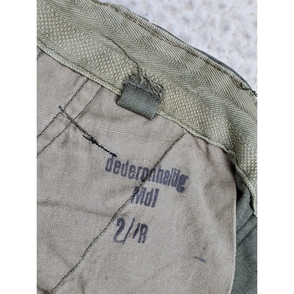 Vtg German European Mil-spec Cargo Pants Mens G 56 Buttonfly Skull Bones 38x28 - Picture 13 of 15